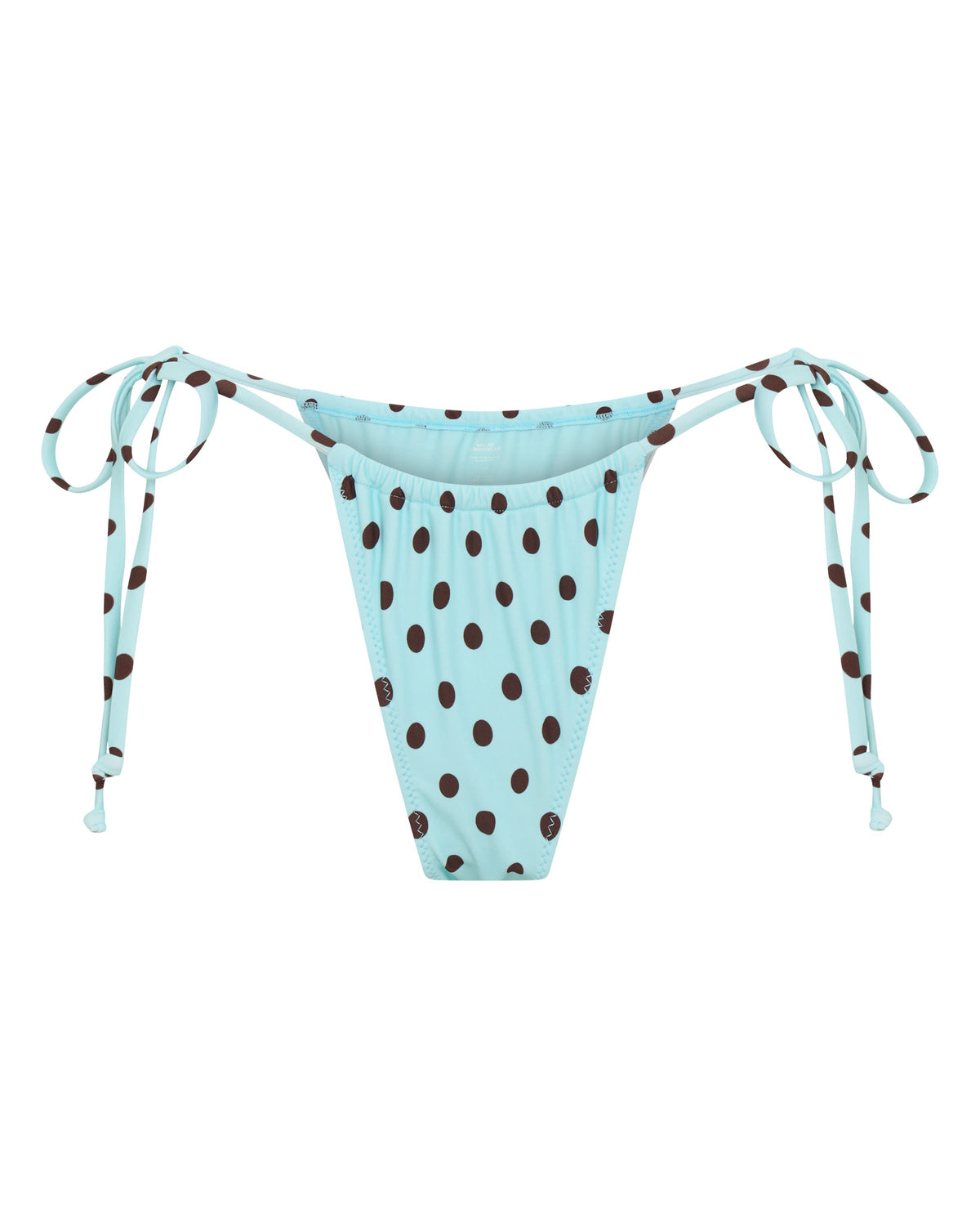 Braguita de Bikini ELARA Azul con Elegantes Lunares