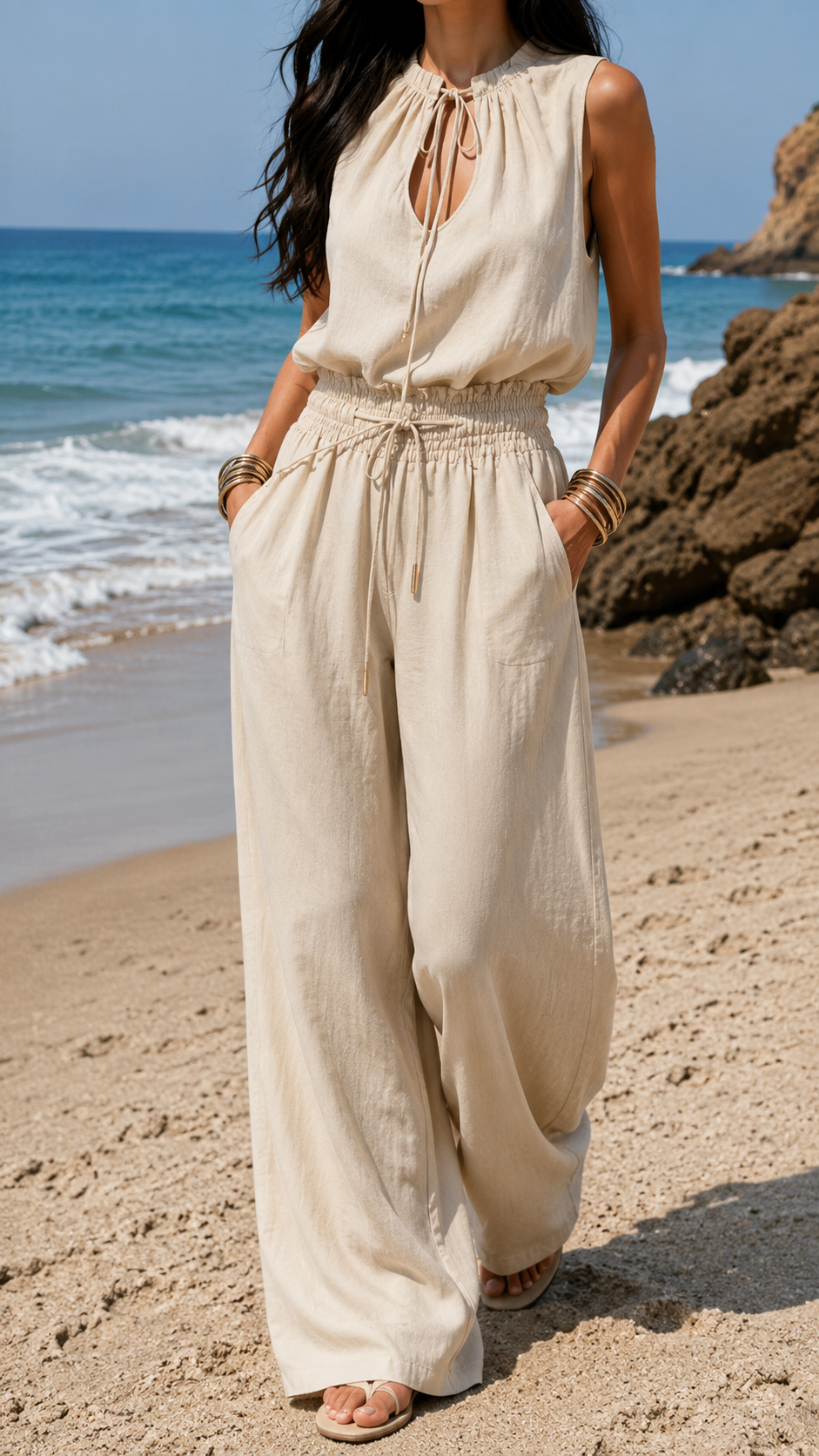 Mono Boho Blanco de Estilo Elegante y Versátil