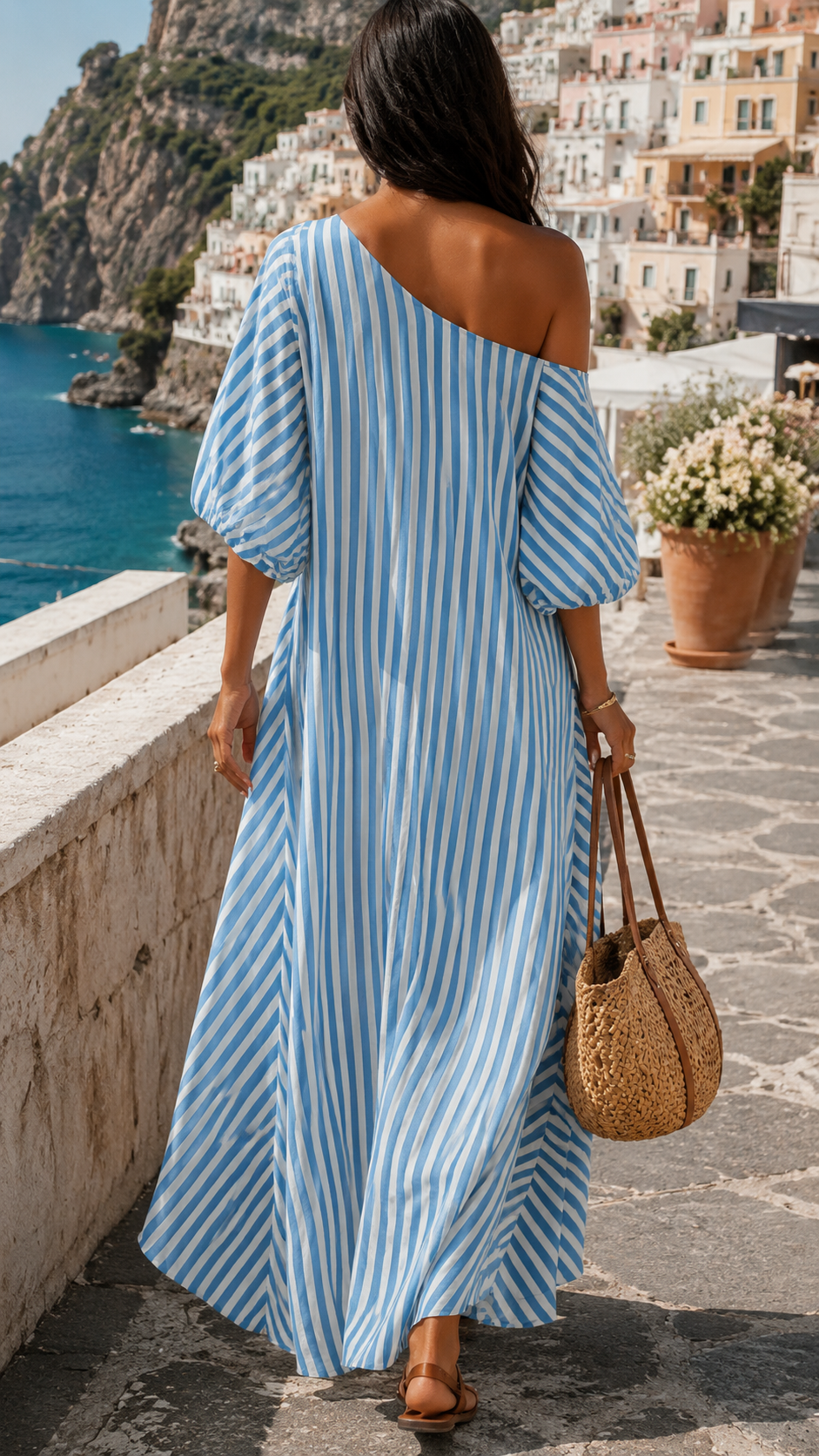 Vestido Amalfi Elegante y Sofisticado