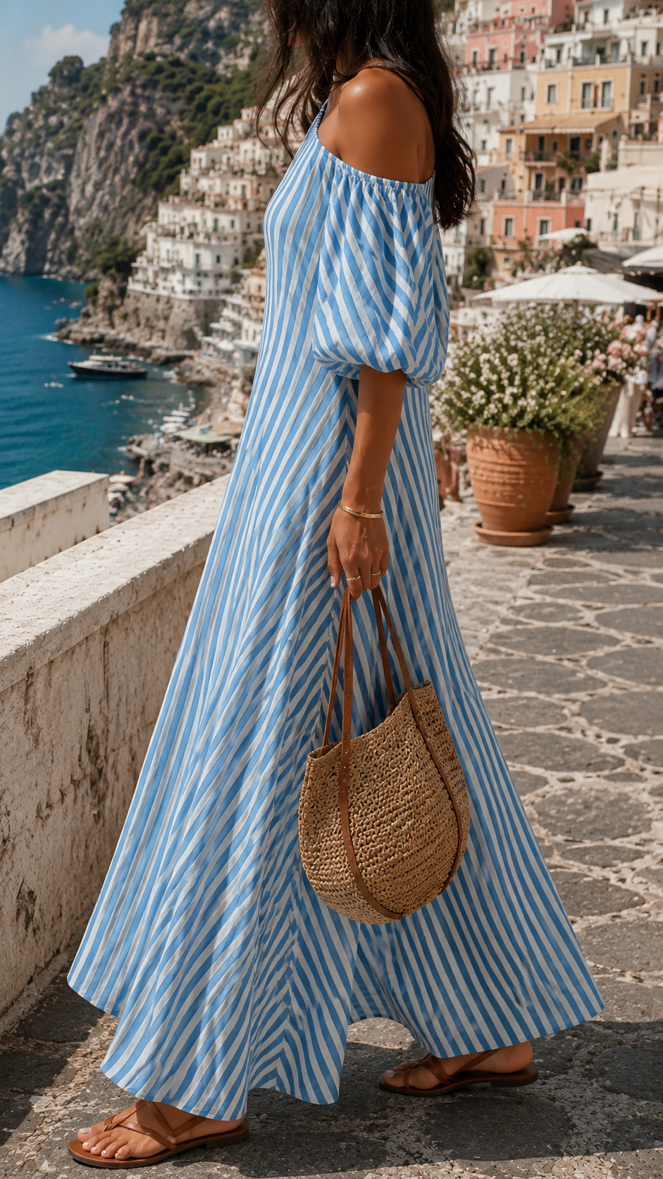 Vestido Amalfi Elegante y Sofisticado