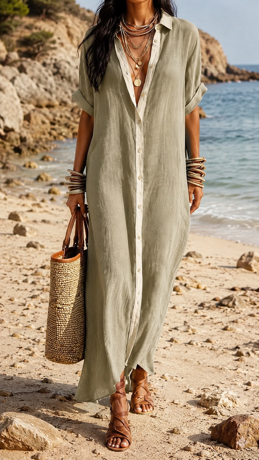 Vestido La Cala Fonda Elegante y Atemporal