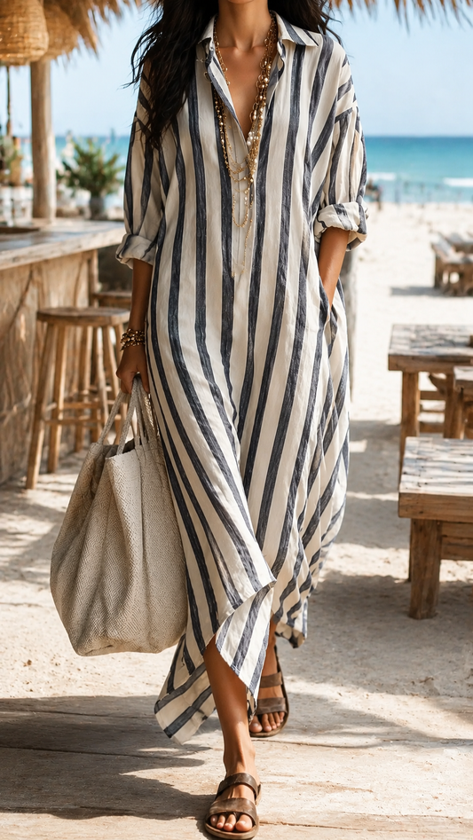 Vestido Mediterráneo Elegante