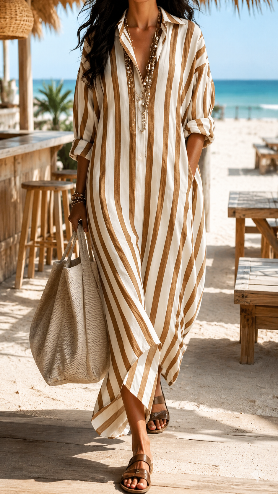 Vestido Mediterráneo Elegante