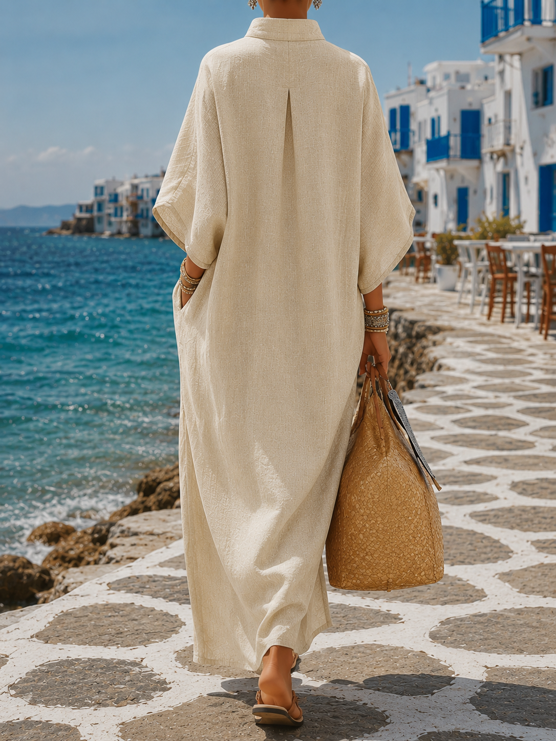 Vestido MYKONOS Elegante e Sofisticado